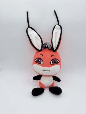 Miraculous Ladybug Trixx Kwami Fox Plush Stuffed Toy Zagtoon 2022 Orange